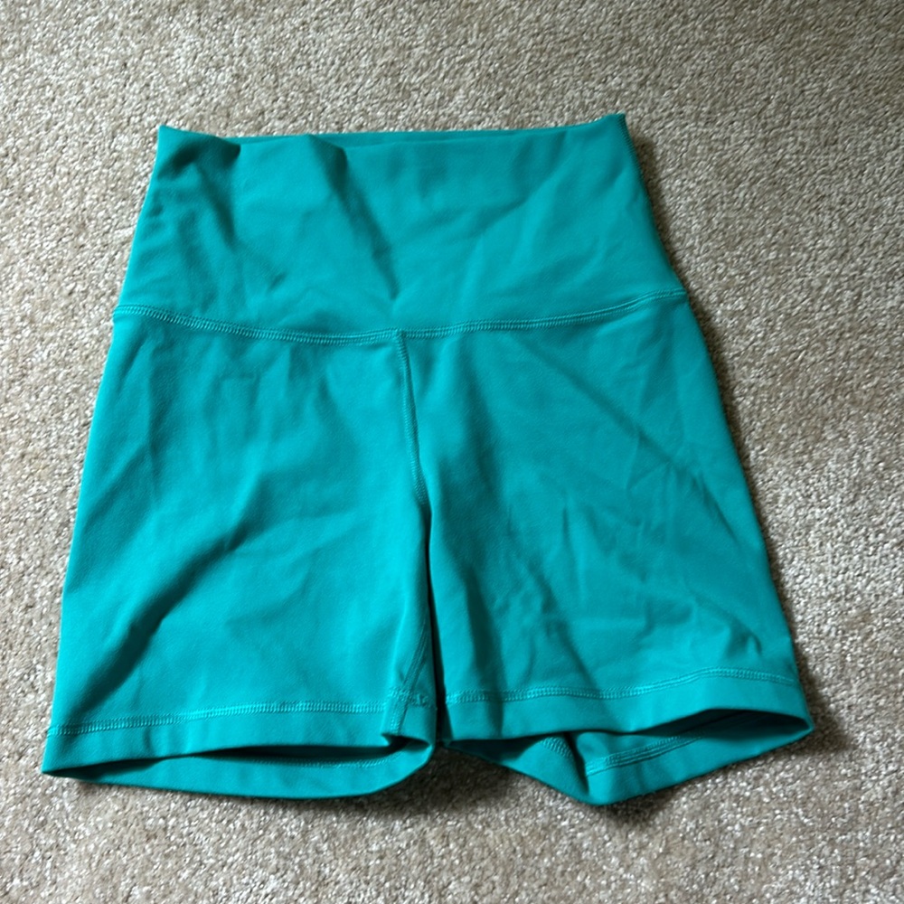 90 degree women’s biker shorts mint green size M